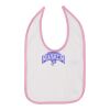 Infant Contrast Trim Premium Jersey Bib Thumbnail