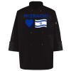 Ten Pearl Button Black Chef Coat Thumbnail
